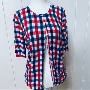 🇺🇸 Talbots patriotic cardigan 🎇